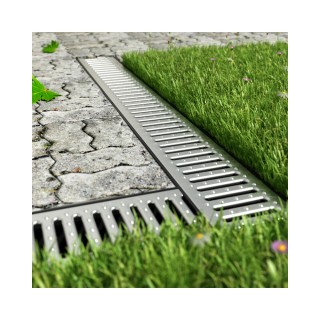 Linear drain 130/90 - galvanized grate