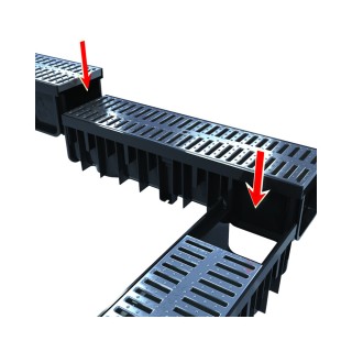 Linear drainage 130/50 - galvanized grate