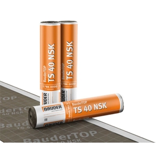 Bauder Top TS 40 NSK - asphalt backing tape with self-adhesive connector