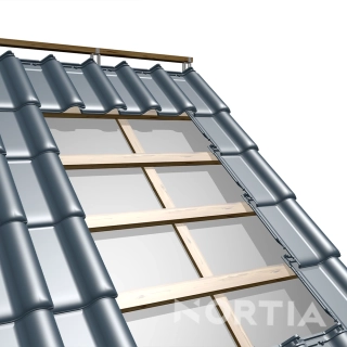 Vzpěra pochůzné lávky typ DB/DC pálené, betonové tašky