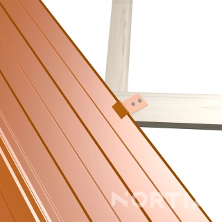 Střešní hliníkové úžlabí podélně profilované 2000/500