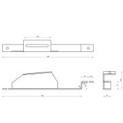 Solárny držiak z nehrdzavejúcej ocele na kovové tašky - BG 320/35