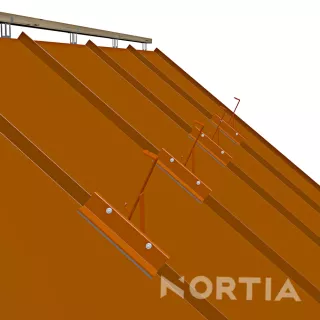 Vzpěra protisněhové mříže 155 typ FALZ