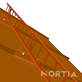 Vzpěra protisněhové mříže 155 typ FALZ