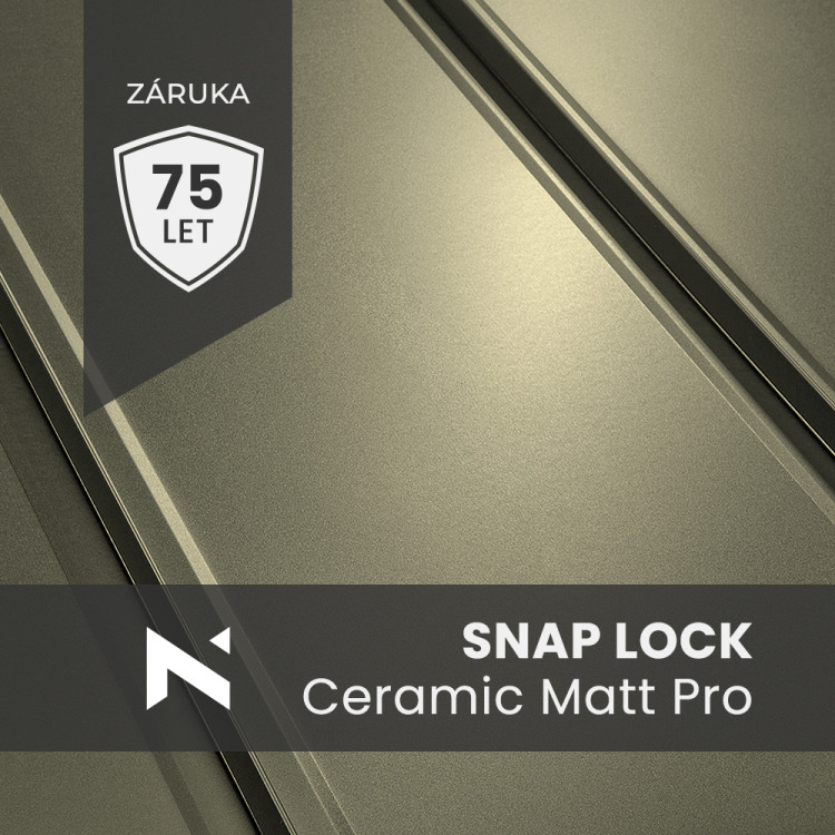 Tetőfedés SNAP LOCK Kerámia Matt Pro BT 350