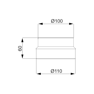 Csökkentő Ø100/110 mm