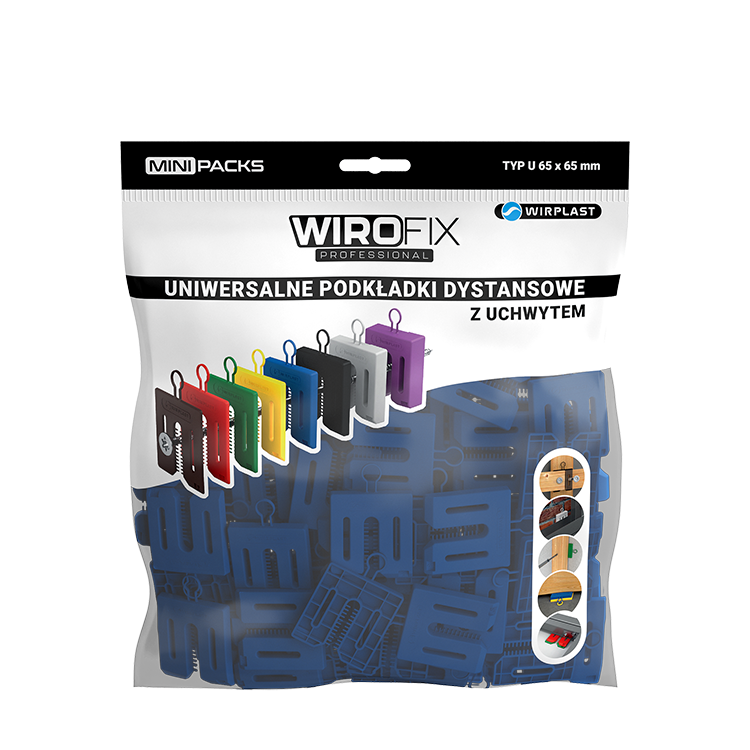 WIROFIX - Univerzální distanèní podloka 8 mm s uchycením MINI PACK 18 ks/obal