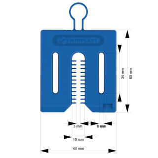 Universal-Abstandhalter 8 mm mit Halterung MINI PACK 18 Stück/Packung