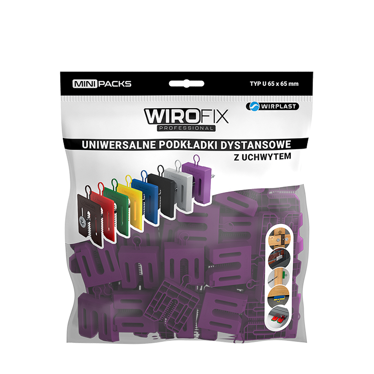 Univerzální distanční podložka 20 mm s uchycením MINI PACK 72 ks/BOX Univerzální distanční podložka 20 mm s uchycením MINI PACK 72 ks/BOX