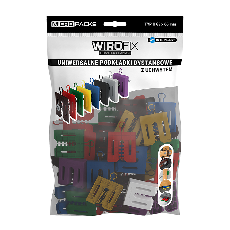Uniwersalna podkładka dystansowa MIX - mikro opakowanie 8 szt. Uniwersalna podkładka dystansowa MIX - mikro opakowanie 8 szt.