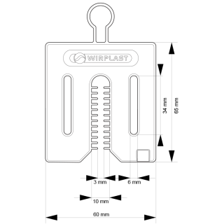 Universal-Abstandhalter MIX - Mikropackung 8 Stück/Packung