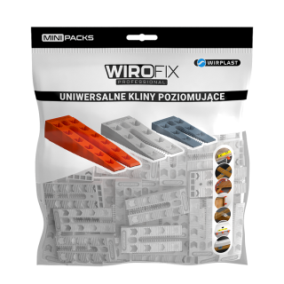 WIROFIX Univerzální vyrovnávací klín 15 x 43 x 88 mm MINI PACK 16 ks/obal