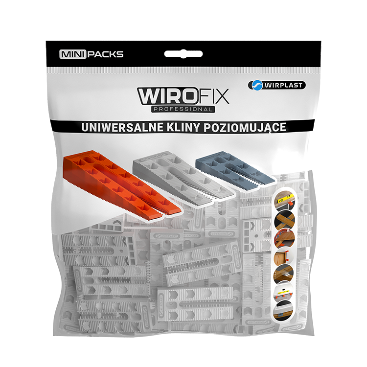 Univerzális kiegyenlítő ék 15 x 43 x 88 mm MINI PACK 16 db/csomagolás