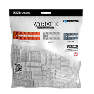 WIROFIX Univerzální vyrovnávací klín 15 x 43 x 88 mm MINI PACK 16 ks/obal