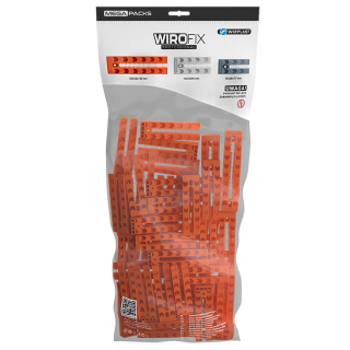 WIROFIX Universal-Nivellierkeil 25 x 43 x 140 mm MEGA PACK 24 Stück/Packung