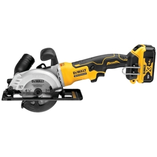 DeWALT DCS571P2 18V AKU kotúčová píla 115mm, 2x5Ah, nabíjačka