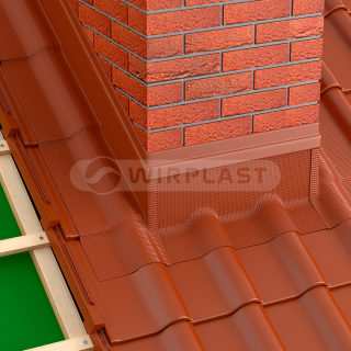 Butyl Chimney Tape with Aluminum ROLLKOM 4D 300 mm - High Quality and Durability.