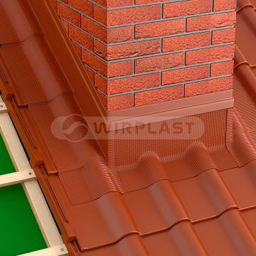 ROLLKOM 4D taśma aluminiowa do obróbek kominów - 300 mm | Wysoka jakość i trwałość