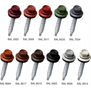 RAL 4.8 x 35 mm Farmer's Screws with Washer - Pack of 250 pcs | Best Quality and Price.