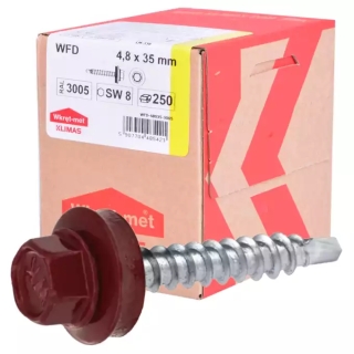 RAL 4.8 x 35 mm Farmer's Screws with Washer - Pack of 250 pcs | Best Quality and Price.