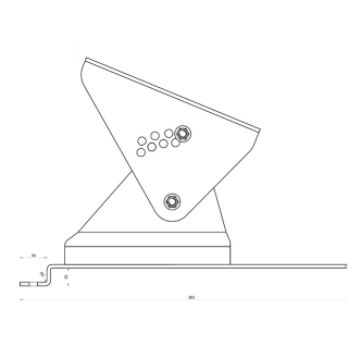 Juego completo de pasarela Bent BD 350/20 - Cubierta de chapa para tejado seguro