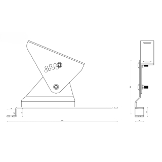 Walkway Bent BD 350/30 - Juego completo para cubiertas metálicas