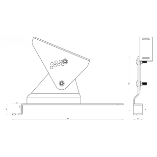 Walkway Bent BD 350/35 - Juego completo para cubiertas metálicas