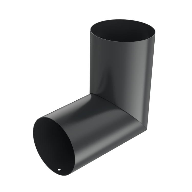 BRYZA STAL Koleno (libovolný úhel) 100 mm grafit