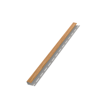 Listwa J BRYZA PVC 3 m dąb turner | System rynnowy z tworzywa BRYZA PVC