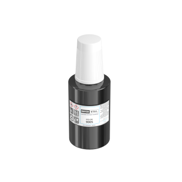 Farba zaprawkowa BRYZA STAL czarna RAL 9005