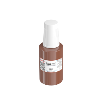 Farba zaprawkowa BRYZA STAL ceglastoczerwona RAL 8004