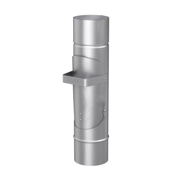 Klapka na deszczówkę BRYZA STAL 100 mm ocynk