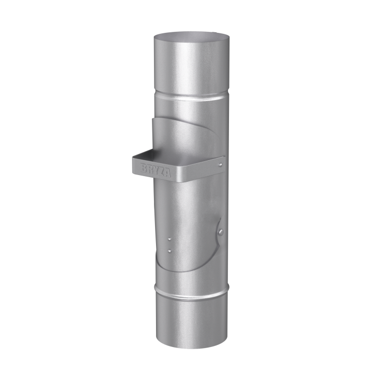 Klapka na deszczówkę BRYZA STAL 100 mm ocynk