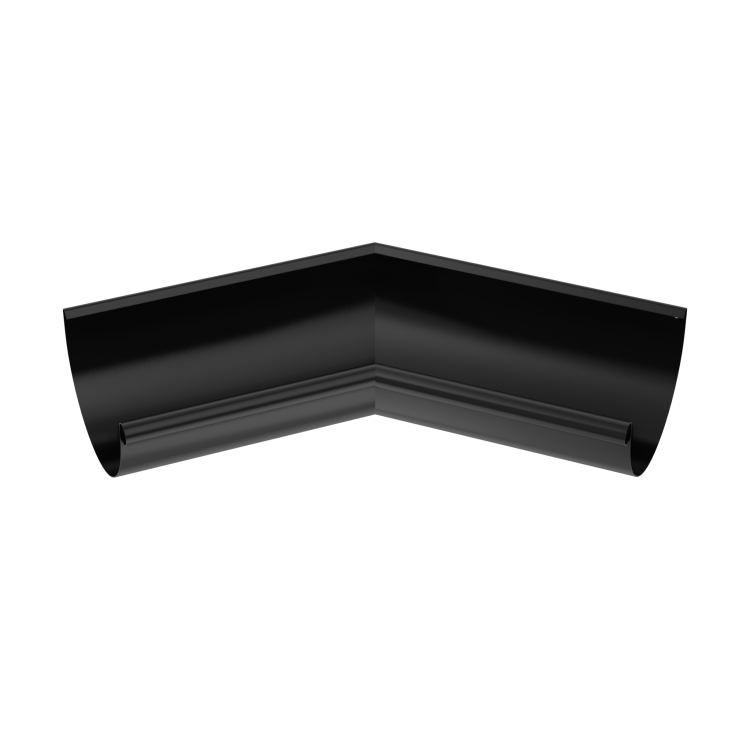 Narożnik wewnętrzny na wymiar BRYZA STAL 150 mm czarny