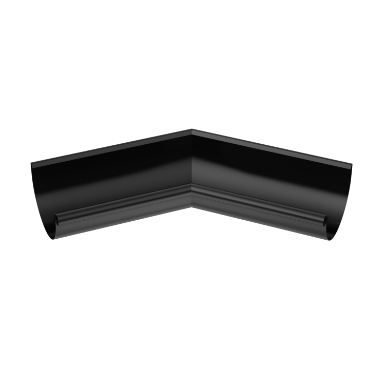 Narożnik wewnętrzny na wymiar BRYZA STAL 125 mm czarny