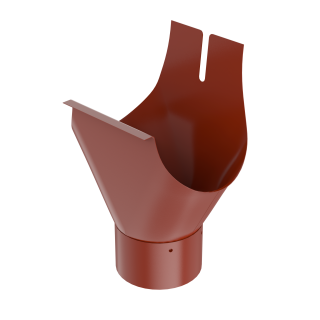 BRYZA STAL Výpust 125 mm Cihlově červená