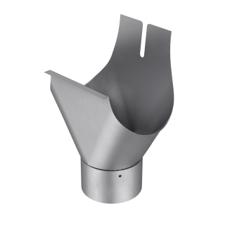 BRYZA STAL Ablauftrichter 125 mm Verzinkt