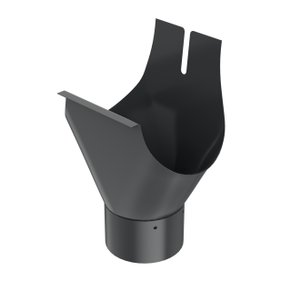 BRYZA STAL Lej spustowy 125 / 100 mm grafit