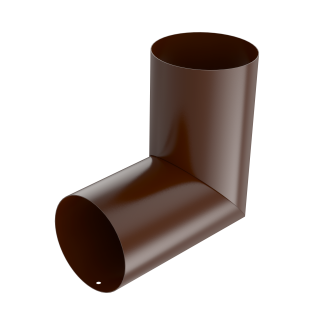 BRYZA STAL könyök (bármilyen szögben) 100 mm barna