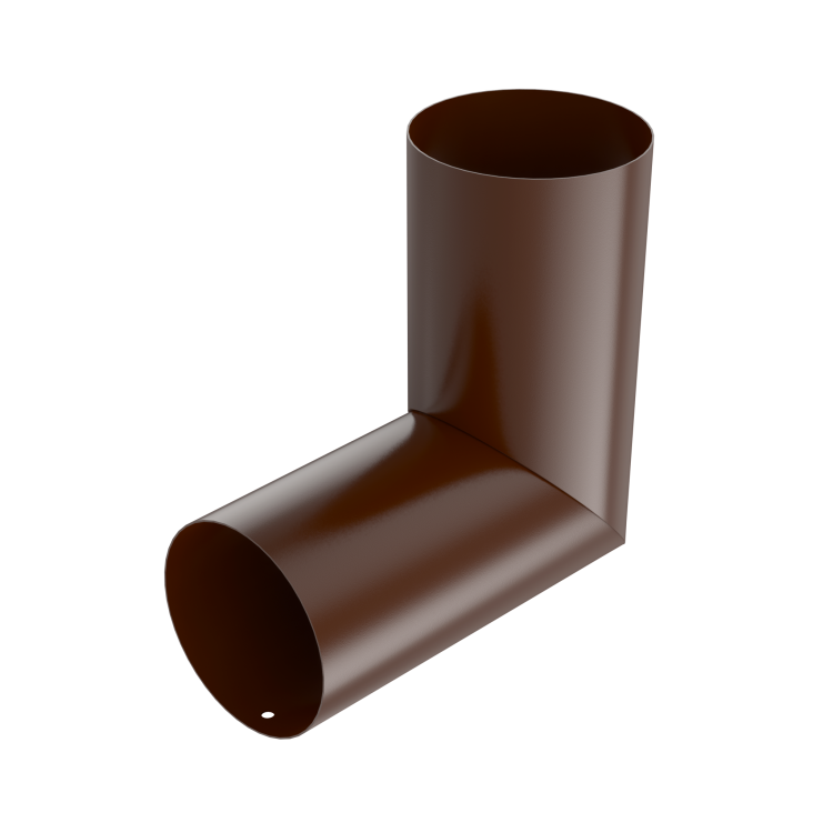 BRYZA STAL Elbow (any angle) 90 mm brown BRYZA STAL Elbow (any angle) 90 mm brown