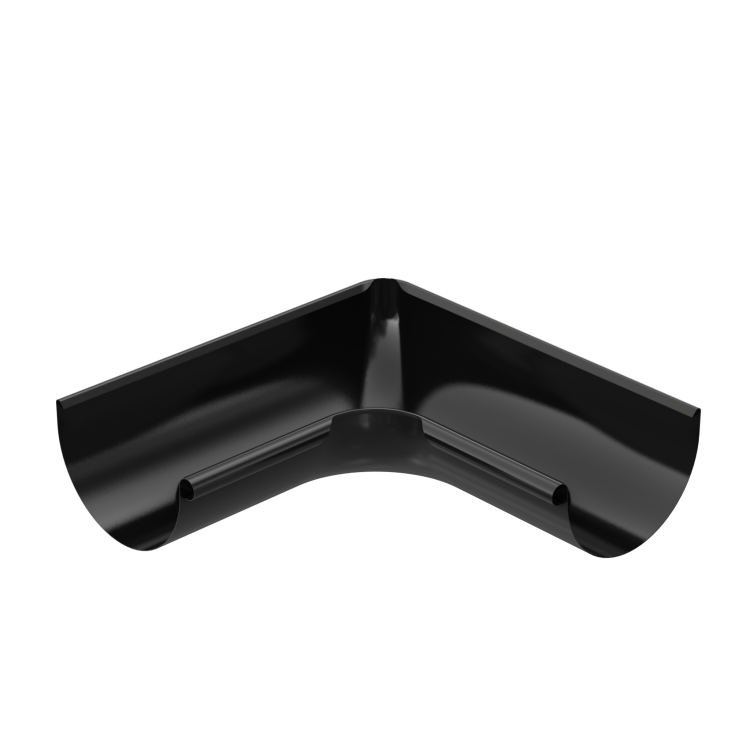 BRYZA STAL Eckstück Innen 150 mm schwarz