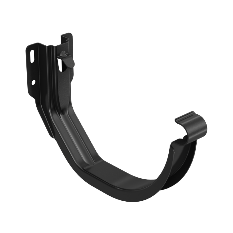 Hak rynnowy doczołowy BRYZA STAL 150 mm czarny