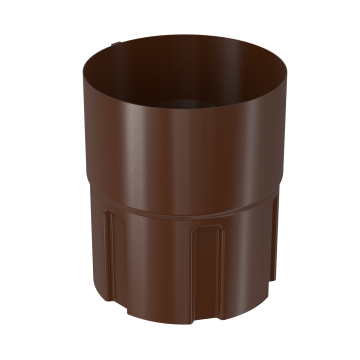 Złączka rury spustowej BRYZA STAL 100 mm brązowa