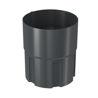 BRYZA STAL Fallrohrmuffe 100 mm grafitgrau