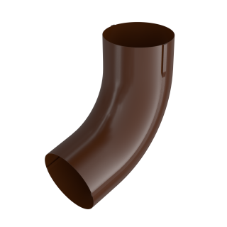 BRYZA STAL Trubkové koleno 100 mm hnědé