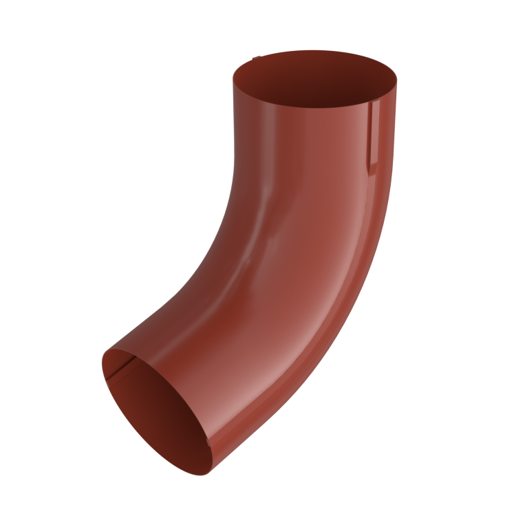 BRYZA STAL Koleno na potrubie 100 mm tehlovočervené