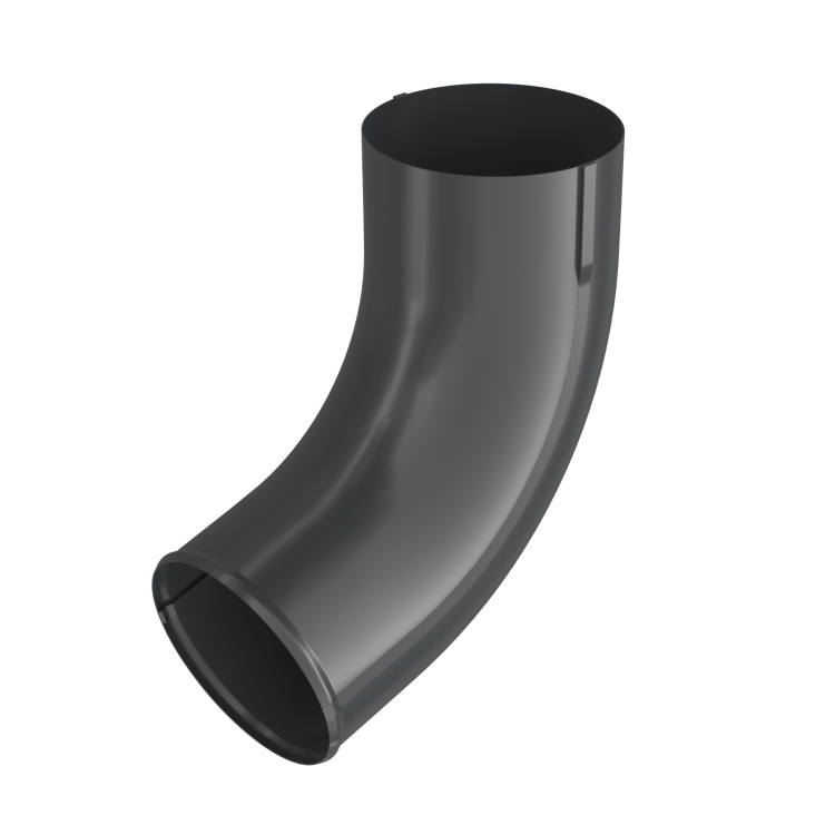 BRYZA STAL Odtoková pätka 100 mm grafitová