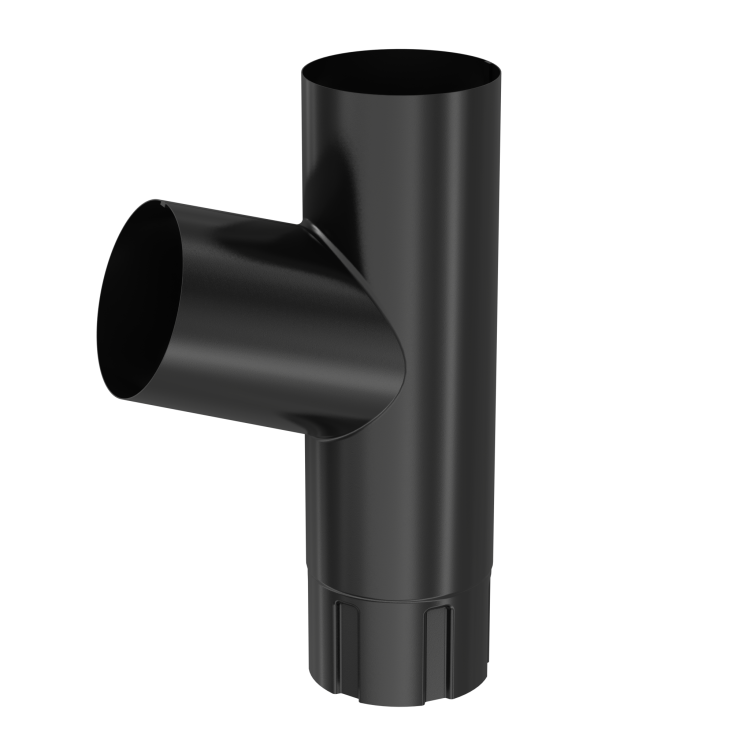 BRYZA STAL T-rúra 100 / 100 / 100 mm čierna