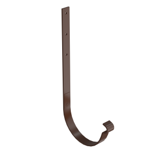 BRYZA STAL Hak rynnowy prosty 150 mm brąz