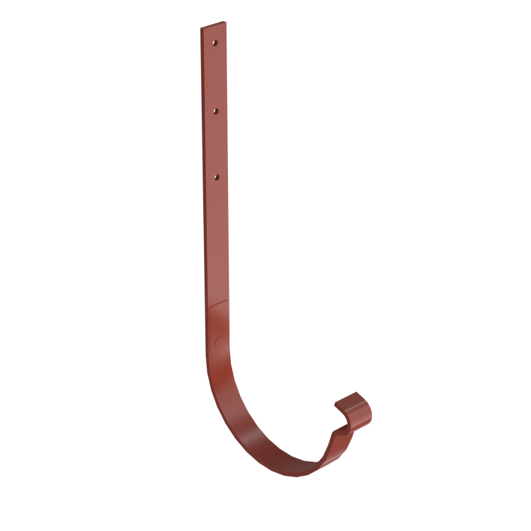 BRYZA STAL Kovový držák žlabu rovný 150 mm cihlově červený